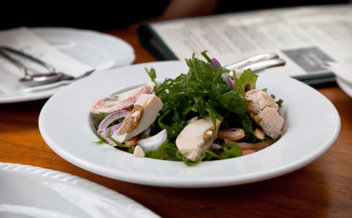 Salade de fougères aux oeufs salés © Quentin Gaudillière