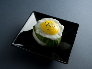 Temari sushi oeuf au plat