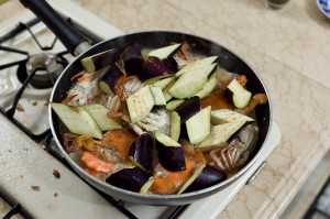 Crabes et crevettes au lait de coco © Quentin Gaudillière