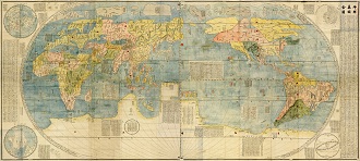 Carte du monde par Matteo Ricci, 1602 Carte du monde par Matteo Ricci, 1602