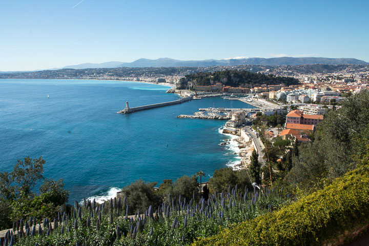 Nice vue du Mont Boron au printemps © Camille Oger