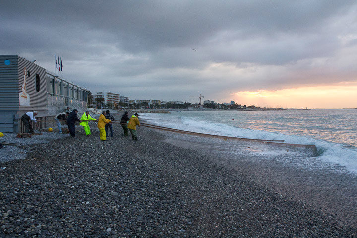 Pêche à la poutine au Cros de Cagnes © Camille Oger