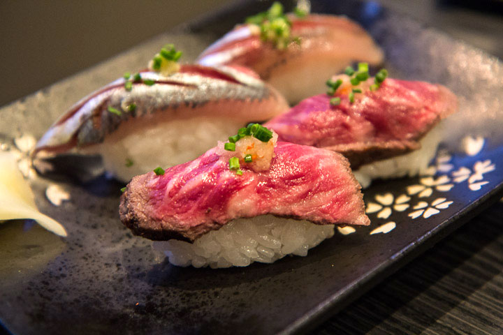 Sushi de wagyu made in France © Camille Oger