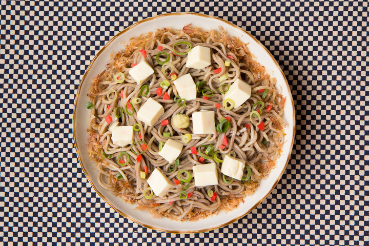 Soba au tofu soyeux © Camille Oger Soba au tofu soyeux © Camille Oger