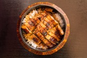 Unagi ou anguille japonaise en hitsumabushi © Camille Oger
