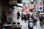 L'odeur des paniers vapeur à Langzhong, avant le coronavirus © Camille Oger