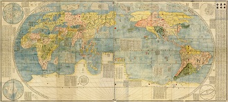 Carte du monde par Matteo Ricci, 1602