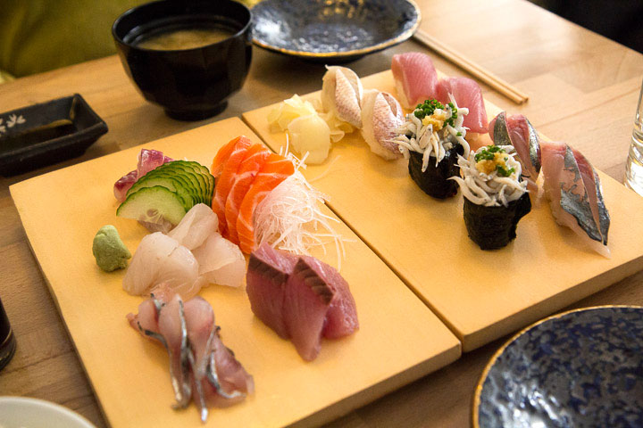 Sushi et sashimi chez Yuzu à Nice © Camille Oger
